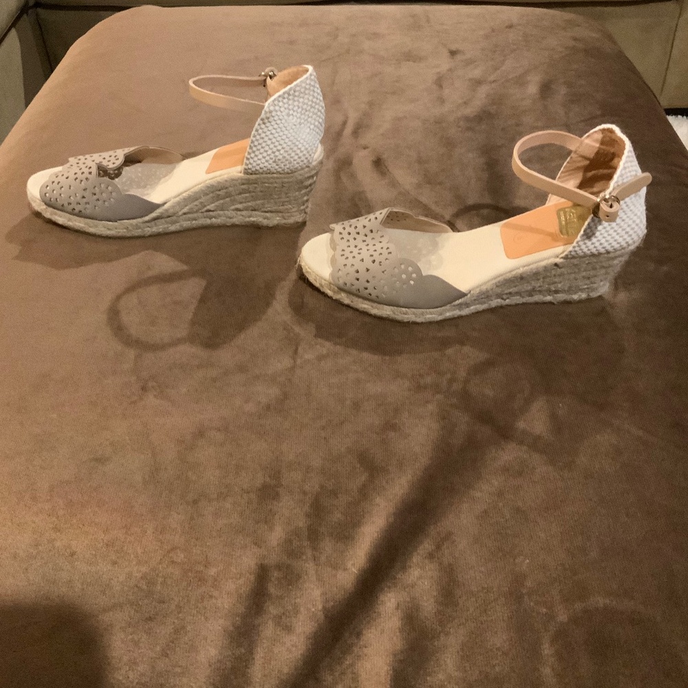 Kana Espadrille Platform Tan 8 Coastal Cottagecore Preppy Classic Coquette